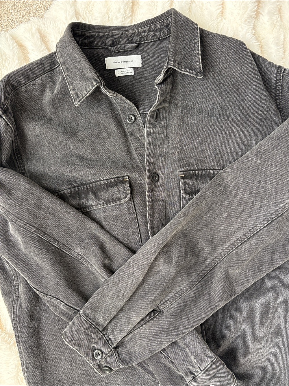 Men’s Urban Outfitters Black Jean Jacket